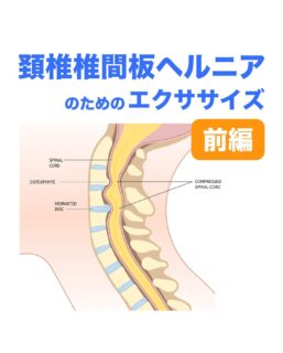 @shogokoba_pt👈他のエクササイズもチェック!
首の背骨である頸椎は頭を支えていますので、そもそもの機能としてガチッと安定していることがとても重要です。なので首周りのエクササイズをする場合、基本的に鍛えて強くする必要があります。
首が凝っているからといって緩めたりストレッチをするのは逆効果になってしまうことが多いです。
しかし、姿勢が悪いと筋肉が過度に緊張してしまうこともあり、そのような場合は先にストレッチを行うことで、その後のトレーニングの効果を高められます。
ここでは軽度の頸椎椎間板ヘルニアの方やヘルニア予防のためのストレッチを紹介します。
後日トレーニング編も掲載しますのでそちらも合わせてご覧ください。
👉エクササイズ
①首の後ろの筋膜リリース
後頭部の下の首の付け根の部分はかなり緊張しやすいので、ボールで弾力を高めましょう。
②大胸筋のストレッチ
丸まった背中を開くようにストレッチしましょう。
③小胸筋のストレッチ
小胸筋が硬くなると肩甲骨の動きを制限します。
伸ばして首の緊張を楽にしましょう。
④肩甲挙筋のストレッチ
肩甲挙筋は肩甲骨を引き上げる筋肉で、頸椎についています。
緊張して縮んでいると頸椎への影響が大きくなっていまうので、伸ばしましょう。
⑤斜角筋のストレッチ
斜角筋は頸椎から肋骨についている筋肉です。
硬いと首の動きも悪くなってしまいます、特に緊張が強い方を伸ばしましょう。